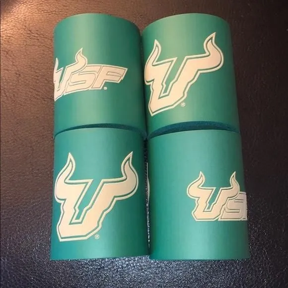 Product image for Set of 4 USF University of South Florida Coozies