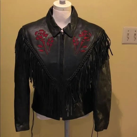Product image for Unik Fringe Leather Jacket