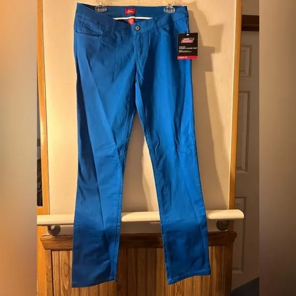 Product image for Dickies Classic 5 Pocket Pants Blue. Size 13
