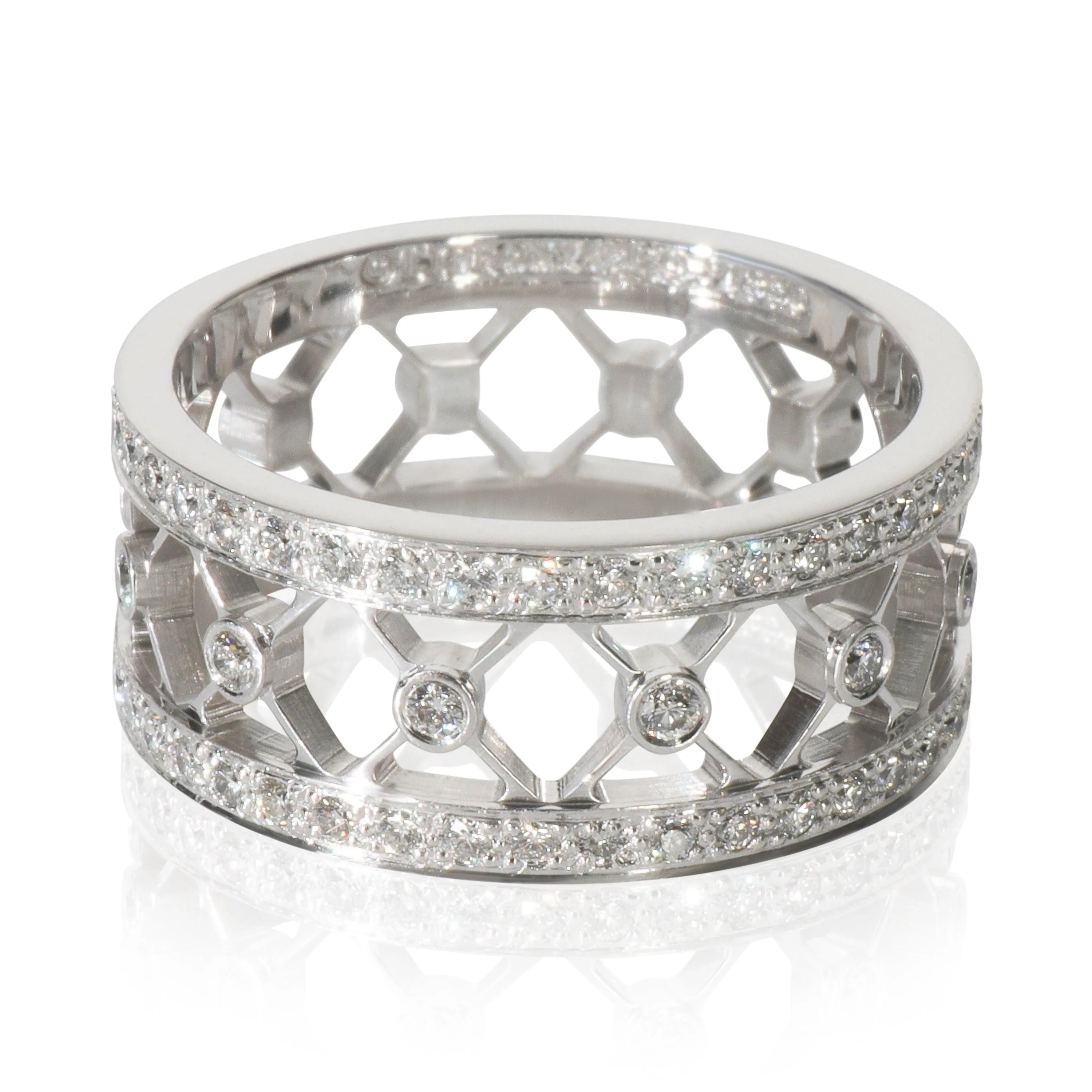Platinum Diamond Voile Ring