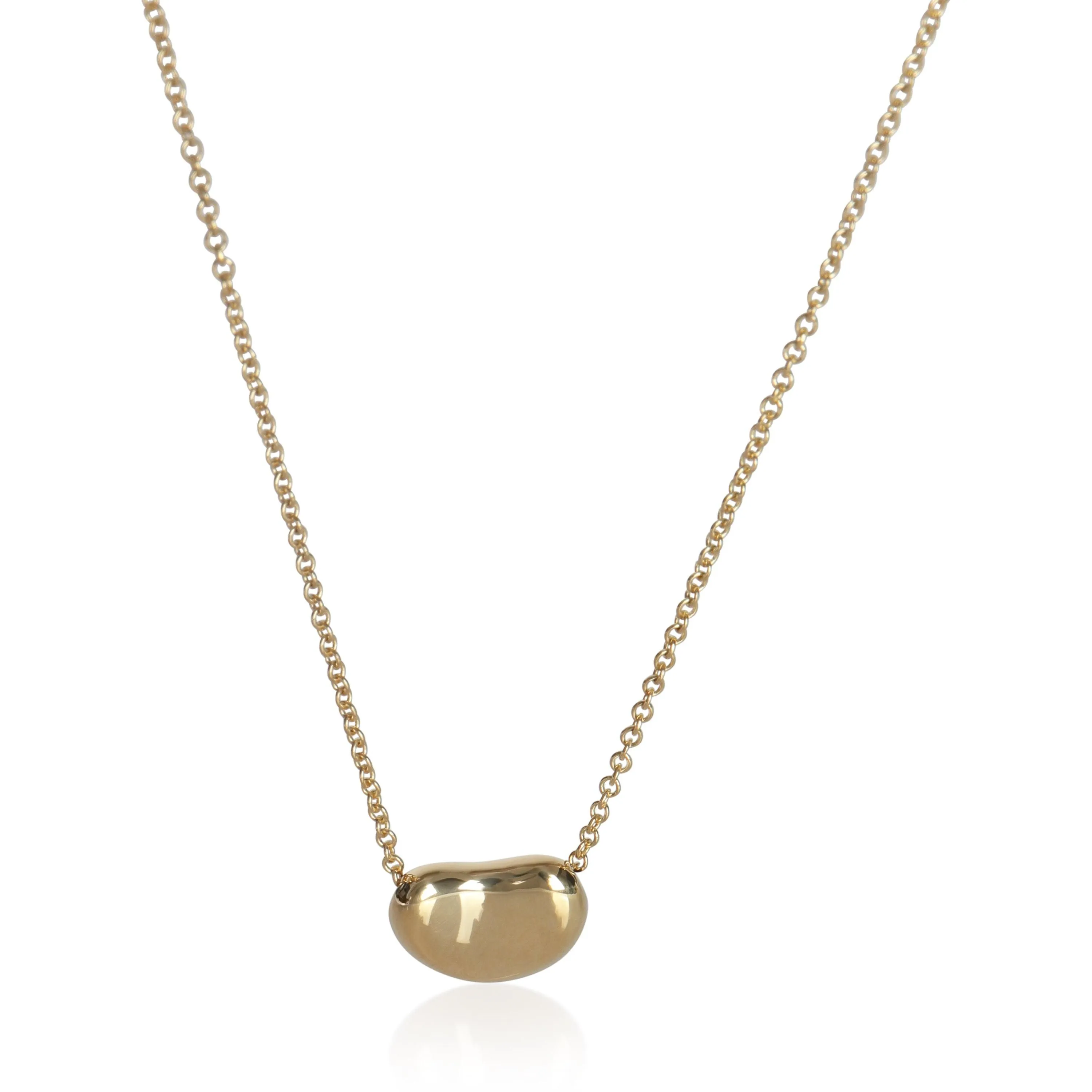 Yellow Gold  Elsa Peretti Vintage 11mm Bean Pendant