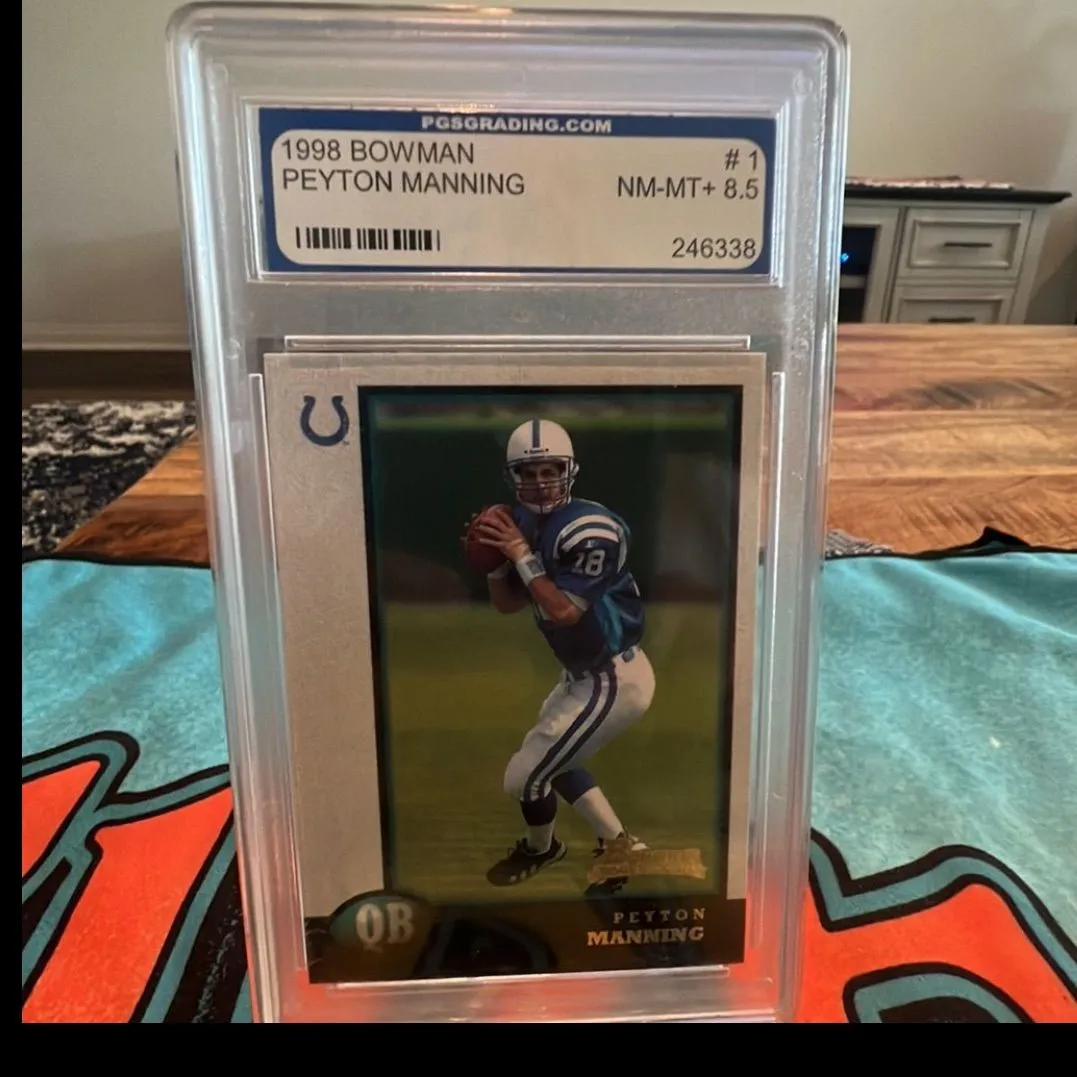 Product image for 1998 Bowman Peyton Manning PGS mint 8.5