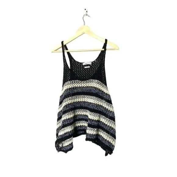 Product image for Zara knit crochet oversized beach tank Small