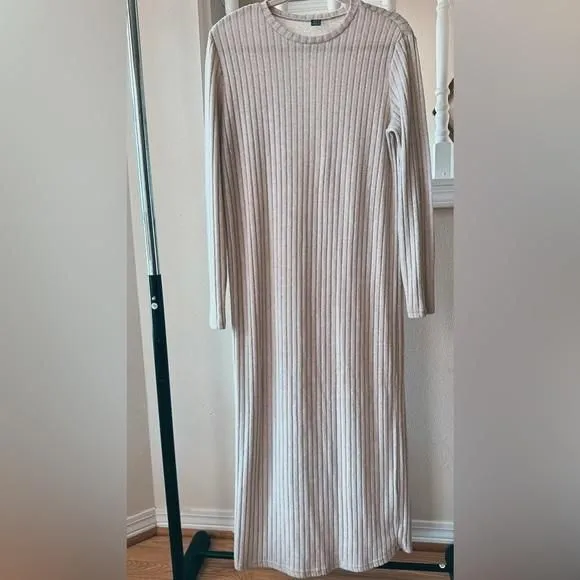 st agni two part knit dress St Agni Sculpted Knit Off White Top M