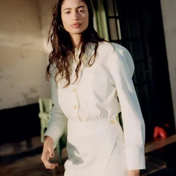 ZARA WHITE MINI LINEN SHIRT DRESS  Whatnot: Shop, Sell, Connect