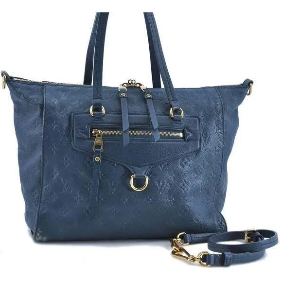 Auth Louis Vuitton Monogram Empreinte Lumineuse PM Tote Bag M93412 Blue  G9025 · Whatnot: Shop, Sell, Connect