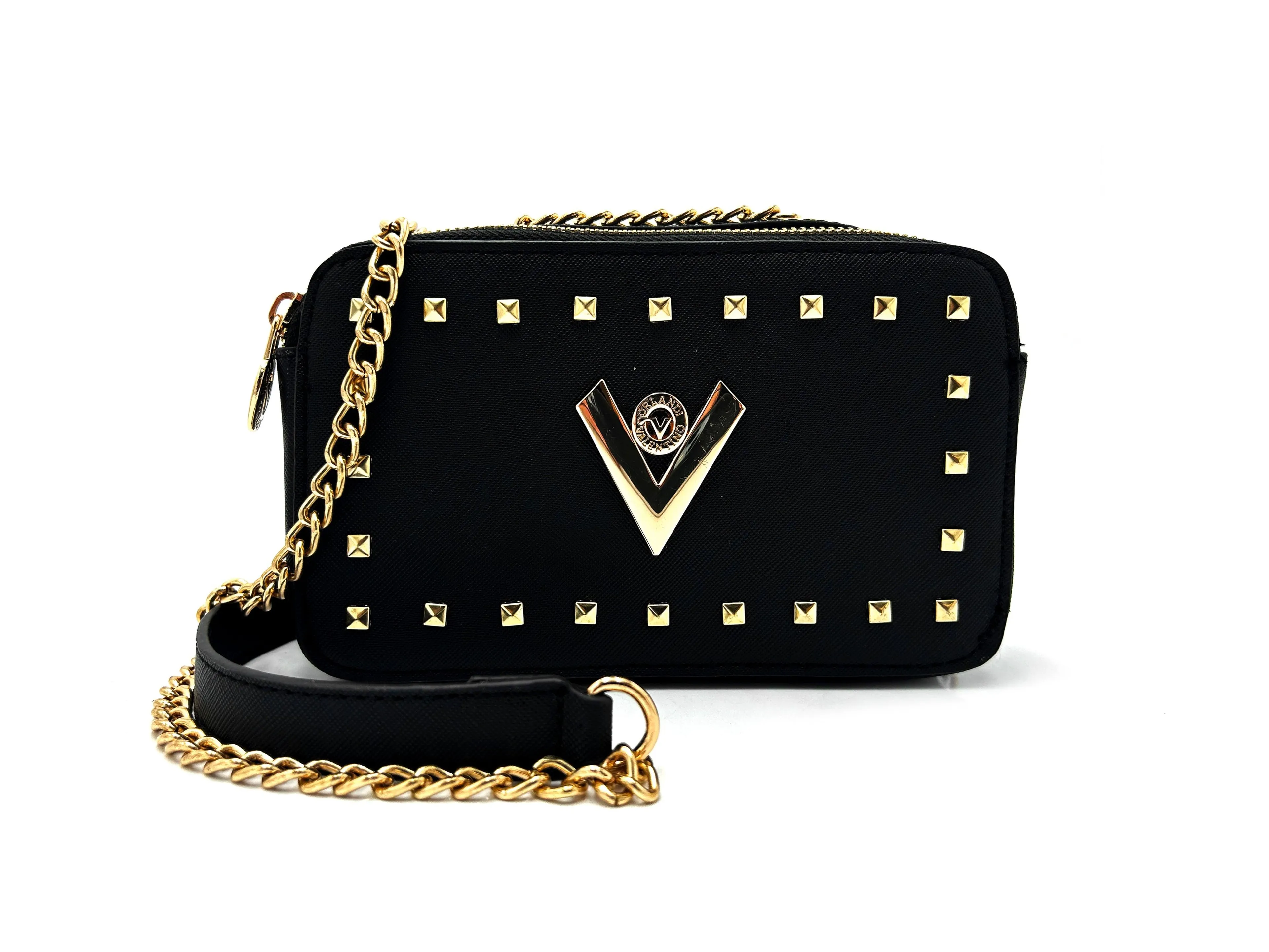 ! VALENTINO ORLANDI DOUBLE STRAP CAMERA BAG