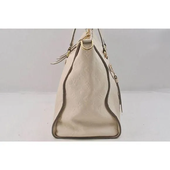 Auth Louis Vuitton Monogram Empreinte Lumineuse PM Tote Bag M93411 