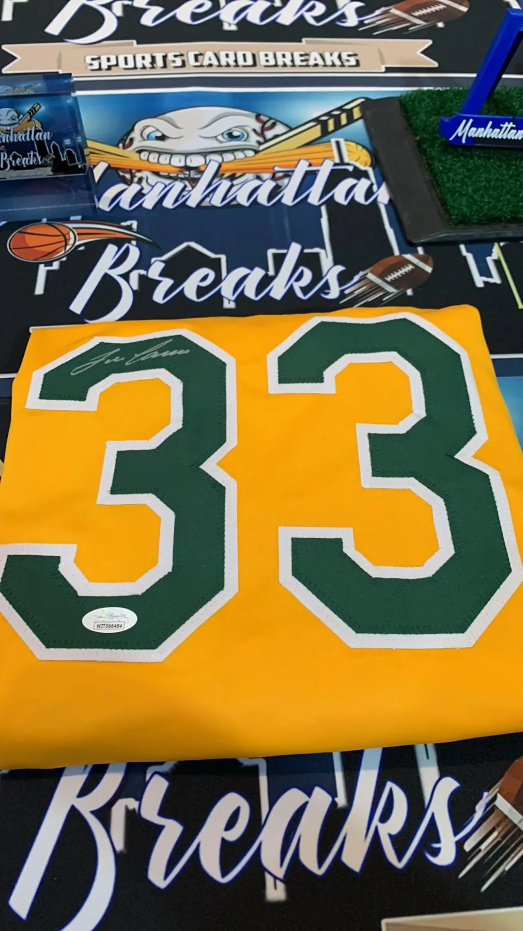 Product image for Jose Canseco Singed Custom Jersey JSA COA