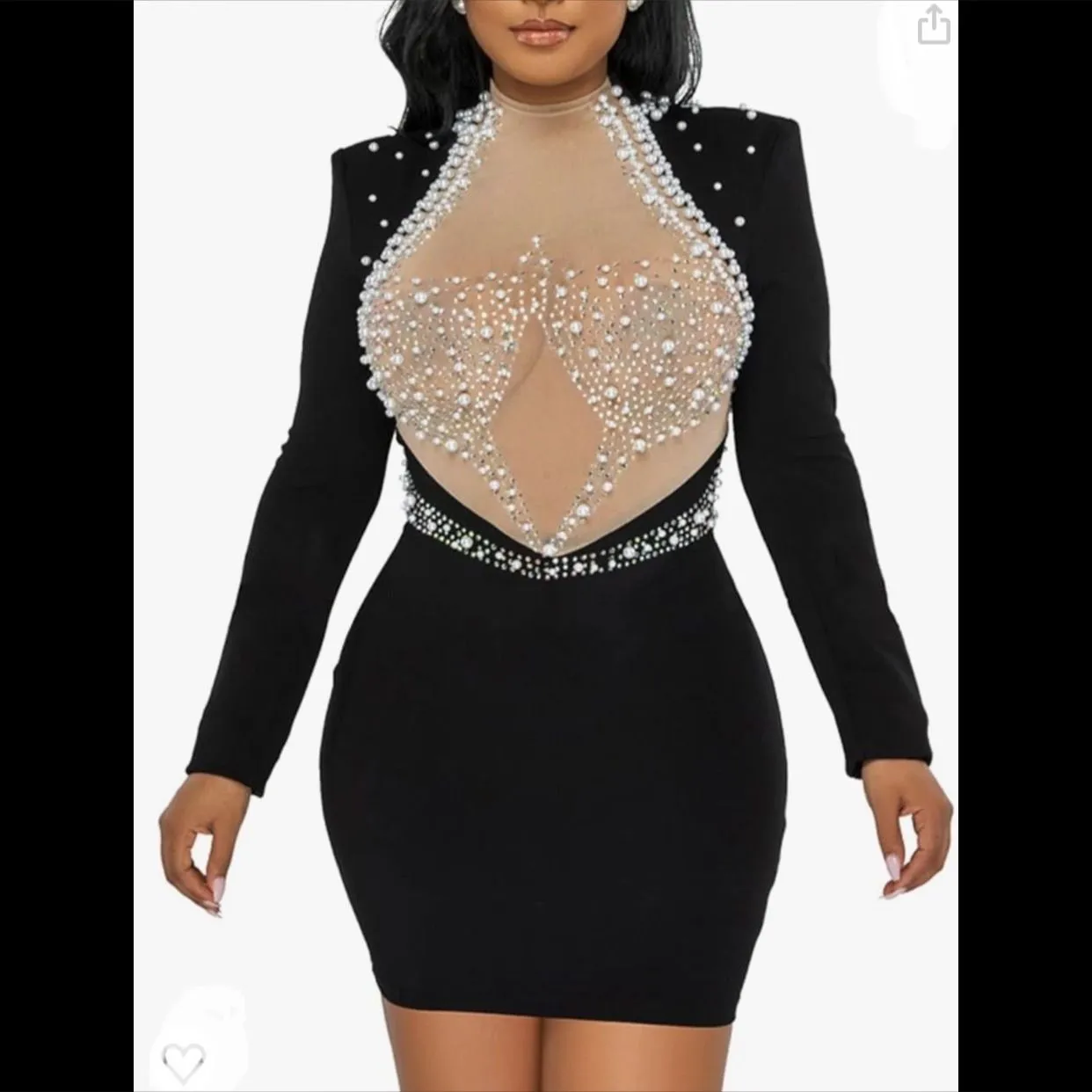 Product image for Women Sexy Hot Drilling Process Sexy Dress Party Club Night Dress
