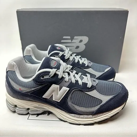 Product image for New Balance Women Sz 9.5 D Navy Blue Fashion Walking Comfort Sneakers Shoes