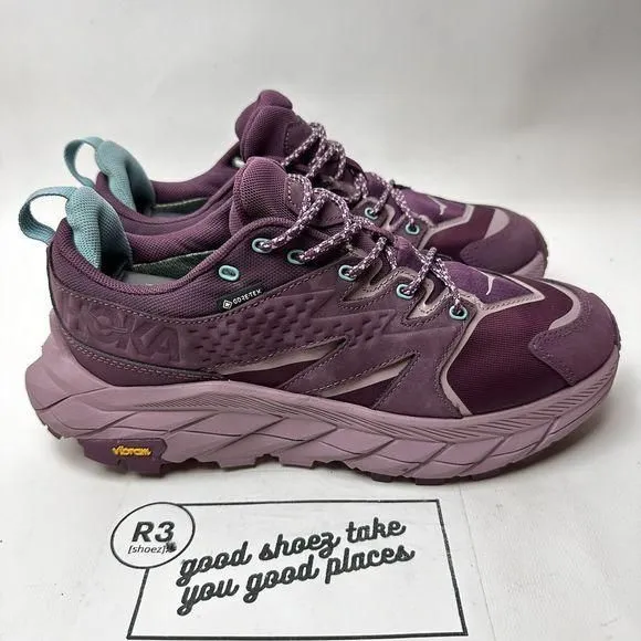Product image for NEW Hoka One One Womens Sz 7.5 B Anacapa Low GTX Trail Running Shoes Purple