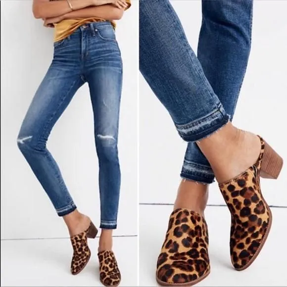 Product image for MADEWELL | 9” High-Rise Skinny Denim Jeans Distressed Women’s Size 30