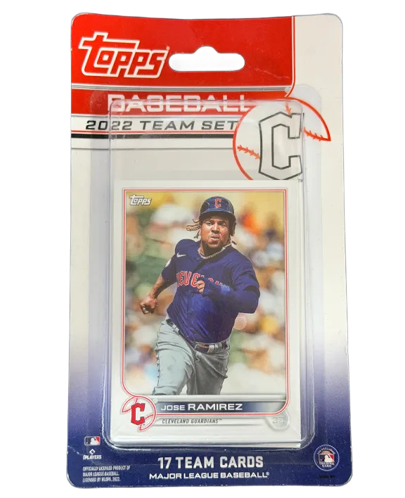 2022 Topps Baseball Team Set - Cleveland Indians