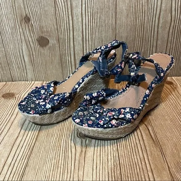 Product image for Mia Karmen 8.5 floral wedge sandal