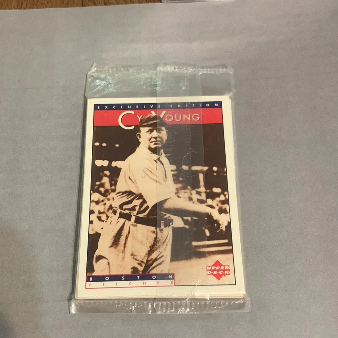 Product image for 1995	Sonic/Upper Deck	Cy Young/Satchel Paige