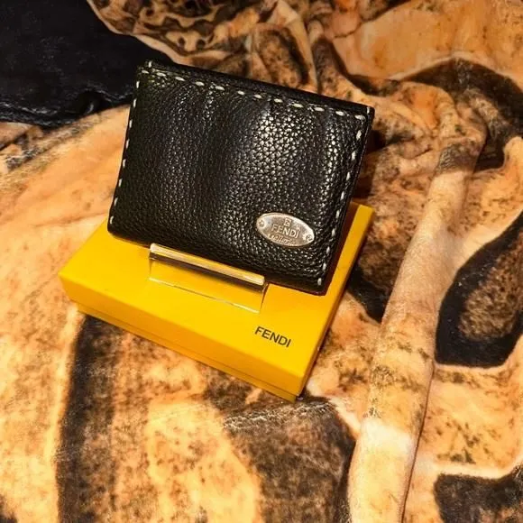 Product image for Fendi black wallet unisex