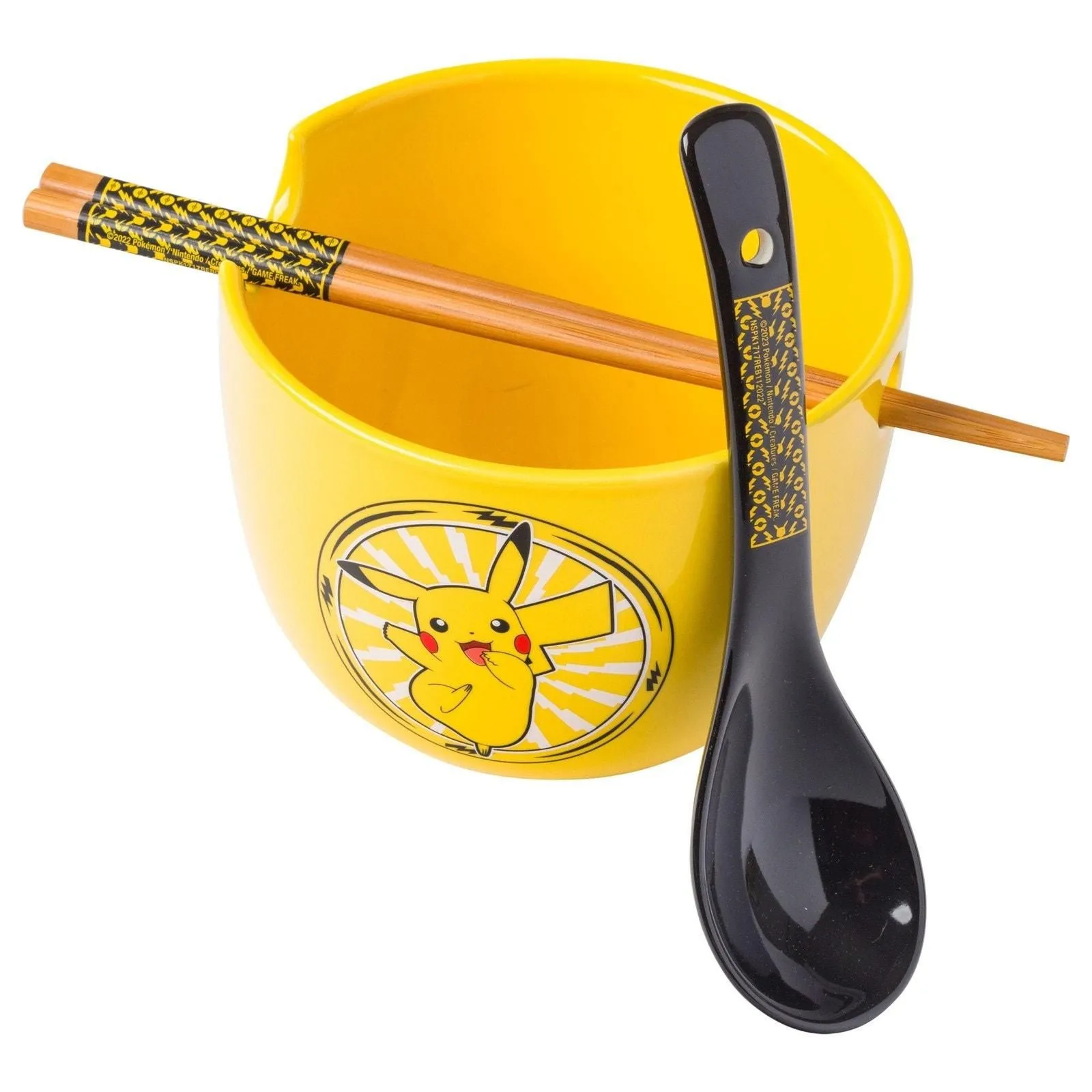 Silver Buffalo Pokemon Pikachu Ramen Bowl