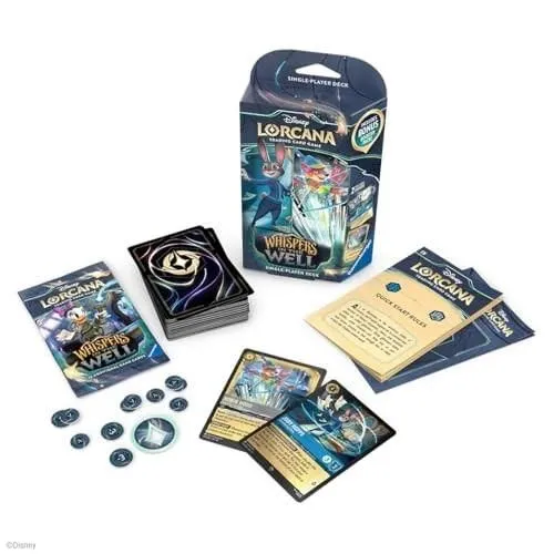 where to sell lorcana cards Disney Lorcana Into the Inklands Amber & Emerald Starter Deck