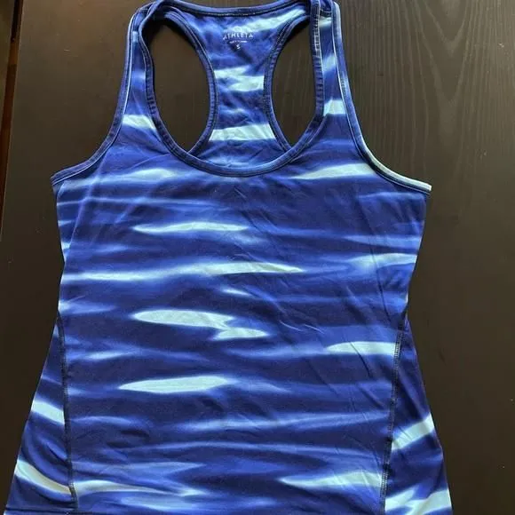 Product image for Athleta Blue Stripe top size SM