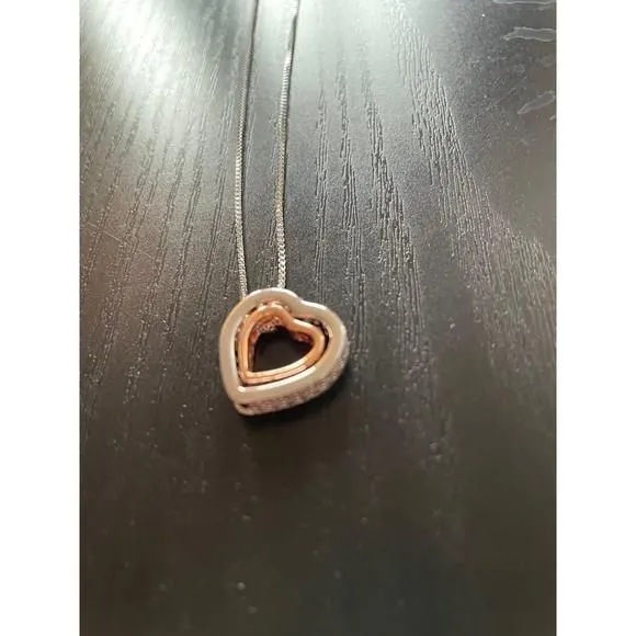 Product image for New double heart pendant