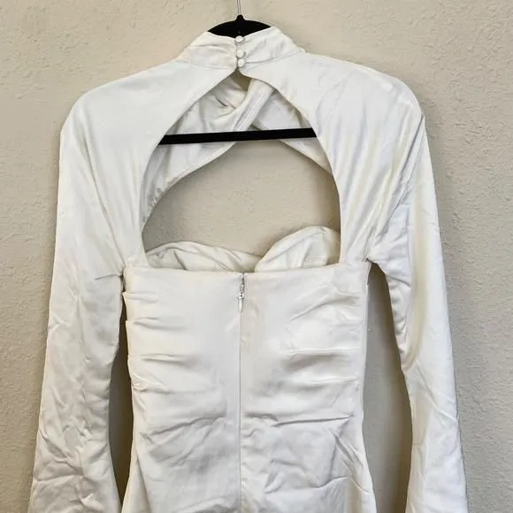 HOUSE OF CB 'Toira' Ivory white Draped Corset mini Dress /Size S NWOT   Whatnot: Shop, Sell, Connect