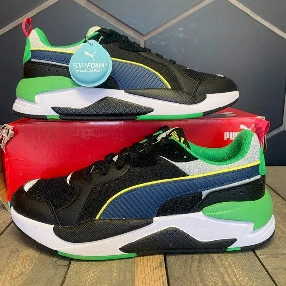Product image for Puma X-Ray Black Green Sneaker (Multiple Sizes)