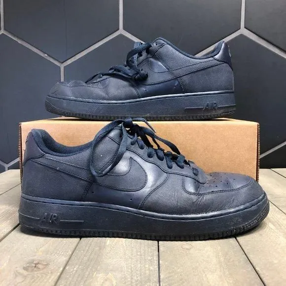 Product image for Used Nike Air Force Low Navy Tech Tuff Size 13