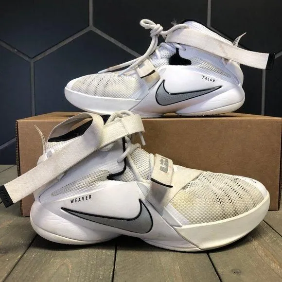 Product image for Used Nike Lebron Soldier White Shoe Size 6.5Y