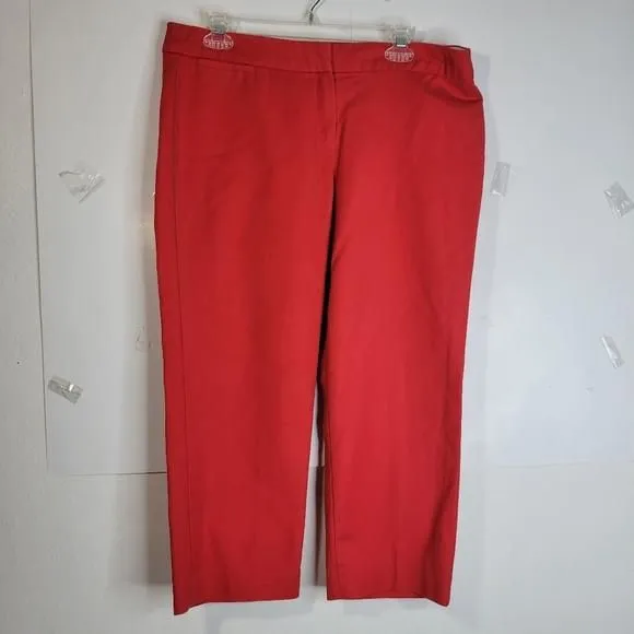 Product image for Sandro Studio Womens Red Cropped pants size 12
