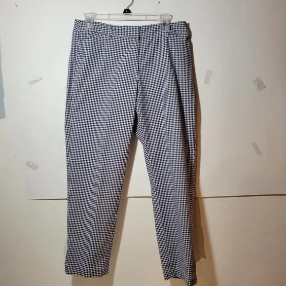 Product image for Women's Black and White check Talbots perfect crop Size 6