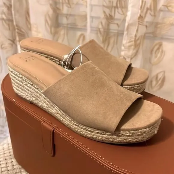 Product image for Memory Foam woman’s wedges by A New Day | Size 8 | color Cognac