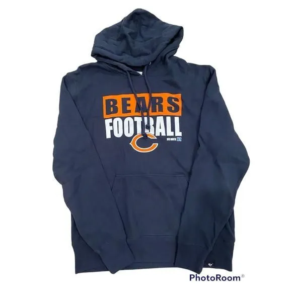 Product image for 47 Chicago Bears Blockout Navy Hoodie, Men's Medium, NWT