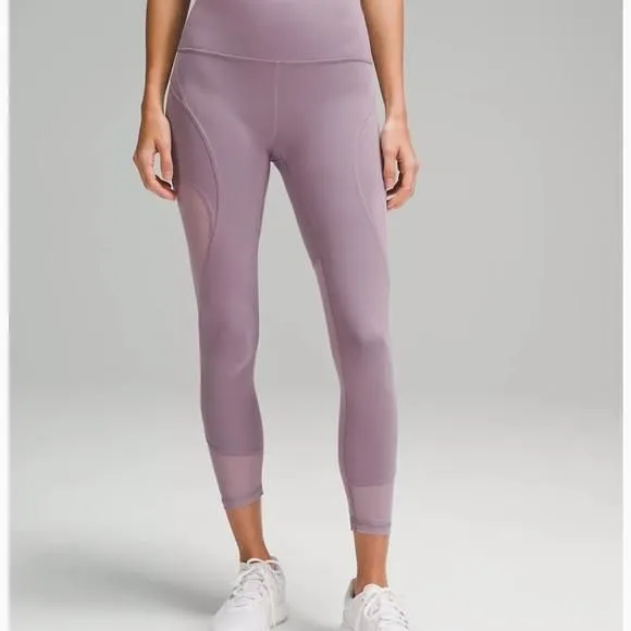 Product image for NWT Wunder Train Mesh Panel High-Rise Tight 25": Size 8