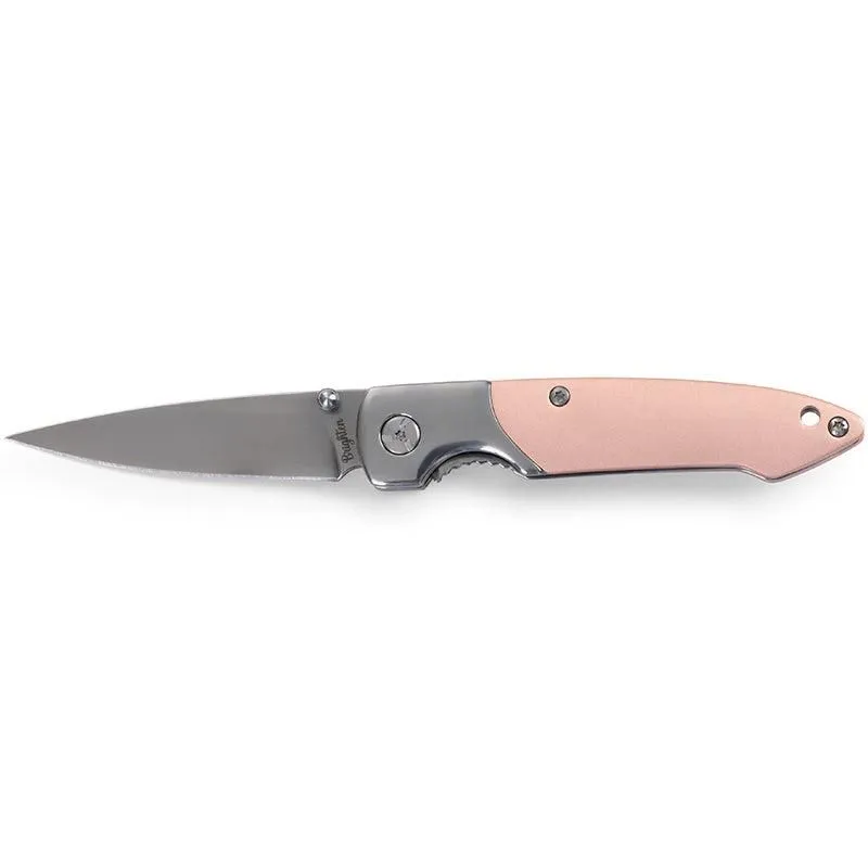 Brighten Blades Women's EDC Folding Knife - Case - Not So Heavy Metal