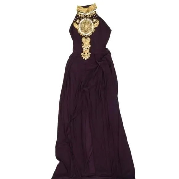 Product image for Womens sleeveless Beaded Jumpsuit/Gown