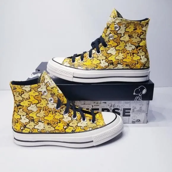 Product image for Converse Chuck 70 Hi Peanuts WoodStock RETAIL $100