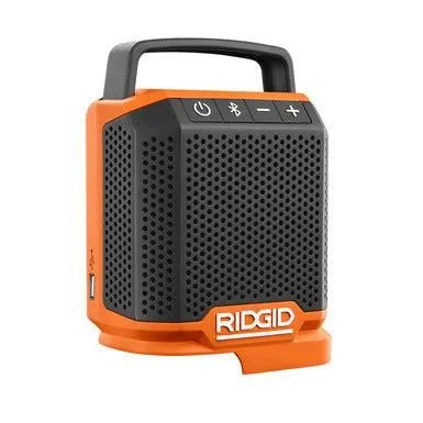 RIDGID 18V Cordless Bluetooth Speaker (Tool Only)