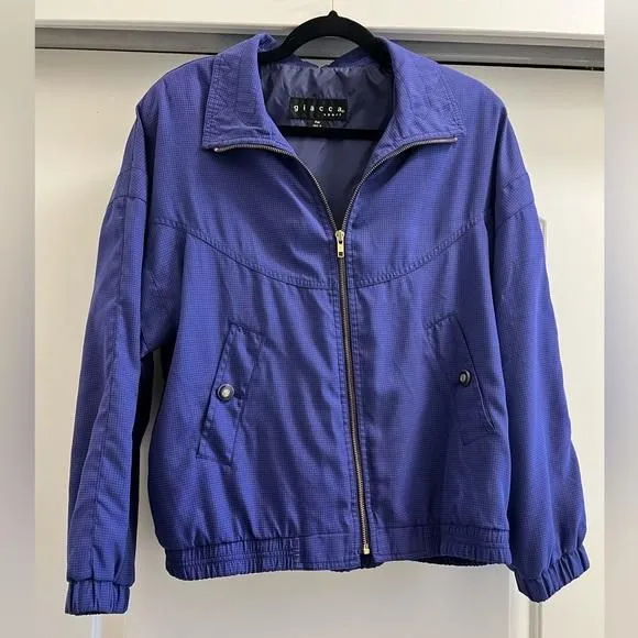 Product image for Giacca Sport Vintage Oversized Windbreaker in Purple