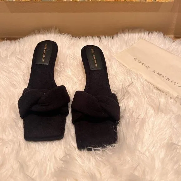 Product image for Good American Terry Kickstand Mules