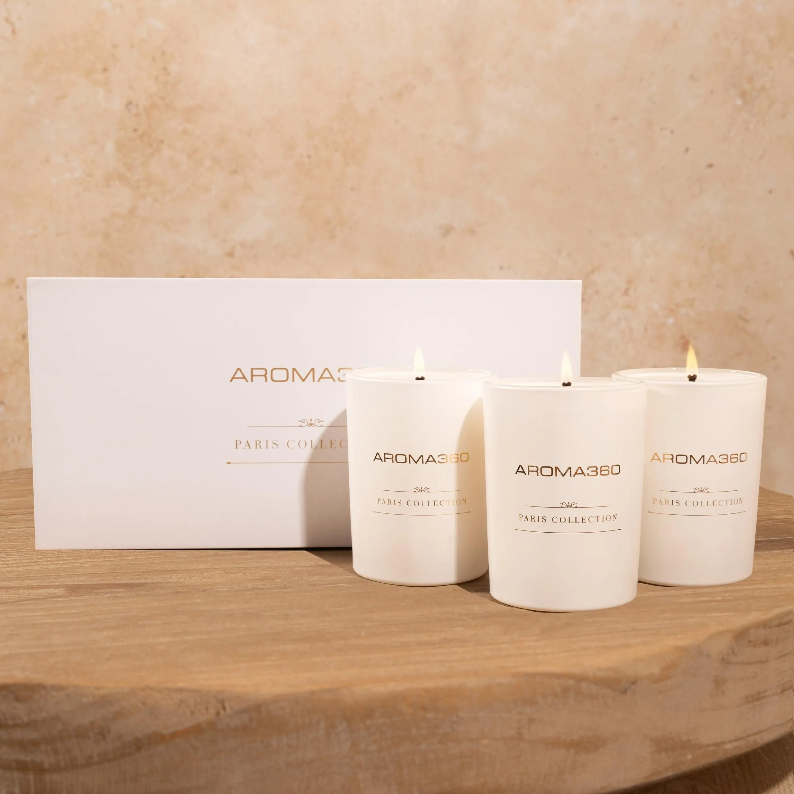 Aroma360 Paris Collection Candle Trio