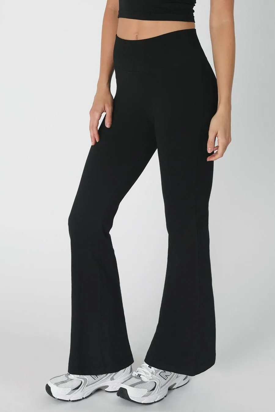 Nikibiki-Jersey Bootcut Leggings-Black