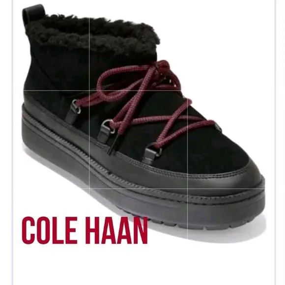 Product image for NIB Cole Haan  Cloudfeel Waterproof Ankle Boots