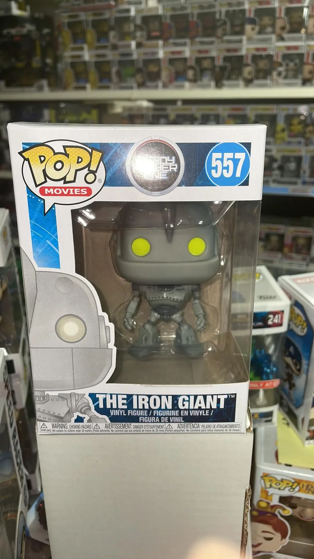 Product image for FUNKO POP! READY PLAYER ONE: THE IRON GIANT #557...VAULTED