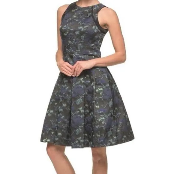 knee length dresses for ladies Donna Karan Women's Tweed Sheath Midi Dress - Black main image 1