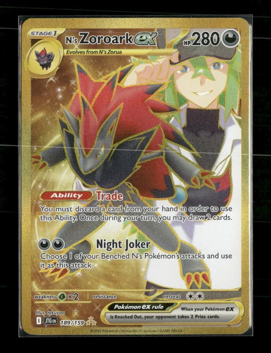 SV09: Journey Together N's Zoroark ex #189/159