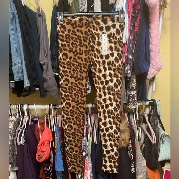Product image for Soho girls fleece lined leggings size S/M
