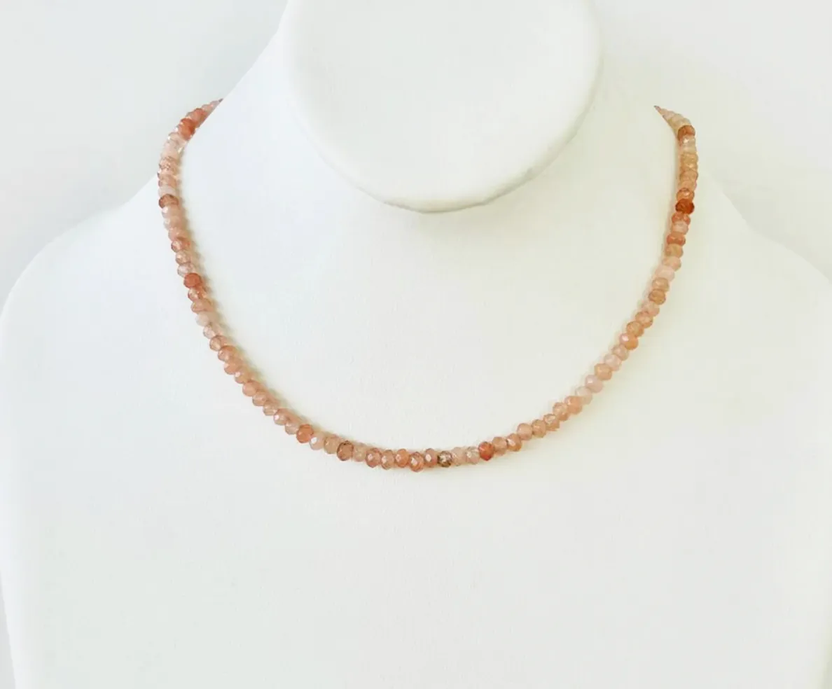 TOVA Padme Necklace Fairy Peach