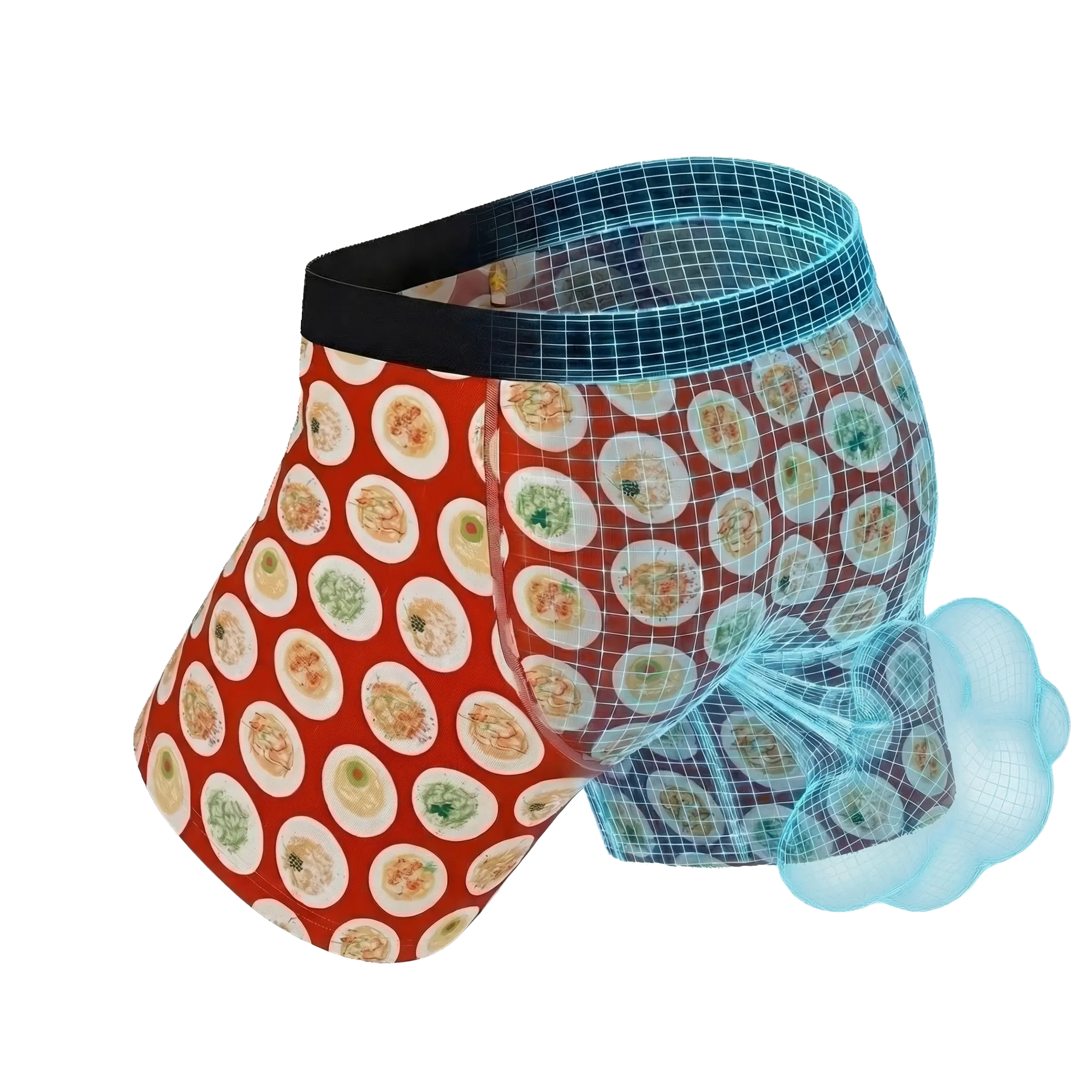 The Eggstasy | Deviled Egg Fart Proof Ball Hammock® Pouch Underwear