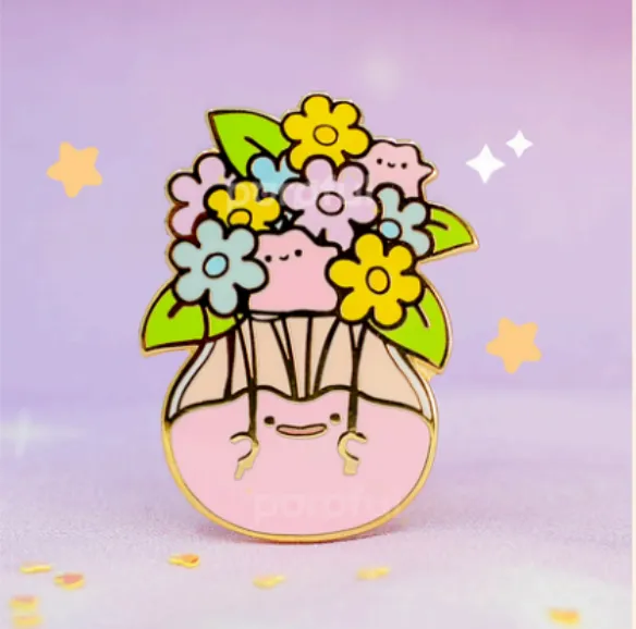 Ditto Vase Pin